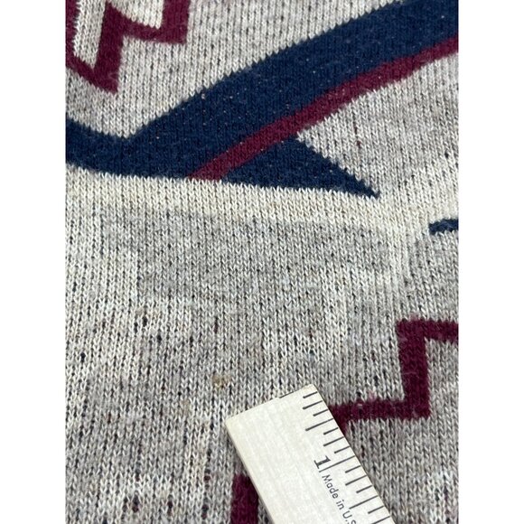 Miracle City Womens S/M Aztec Pattern Cardigan Sweater Southwestern Open Front - Picture 7 of 10